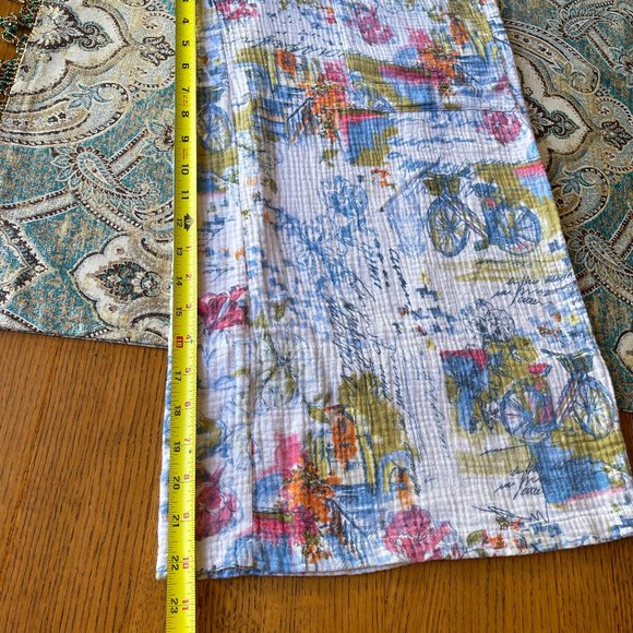 CMC Click NWT “Bicycle Pants” XS Cotton Wide Leg Cropped High Waist Made in USA - Picture 16 of 16